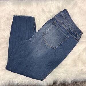 torrid Medium Wash Blue Ankle Crop Jeans